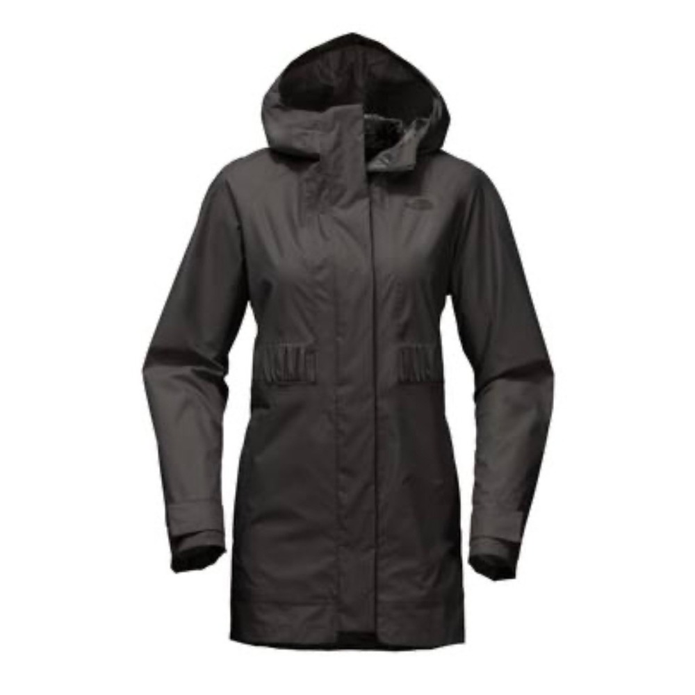 The North Face Arctic Parka Womens XS Dark Gray Down Insulated Hooded Jacket